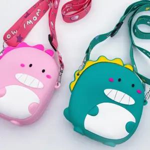 미니 공룡 실리콘 크로스백 가방 어린이집 어린이날 선물