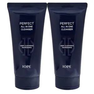 아이오페 맨 퍼펙트 클린 올인원 클렌저 남성 폼클렌징 클렌징폼 125ml 2개
