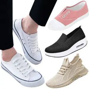 틱앤톡 여성 스니커즈 운동화 단화 슬립온 플랫슈즈