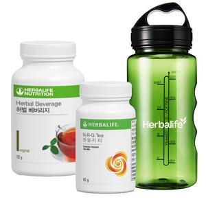 허벌라이프 허벌베버리지 100g+엔알지티+물병 1리터 허브티