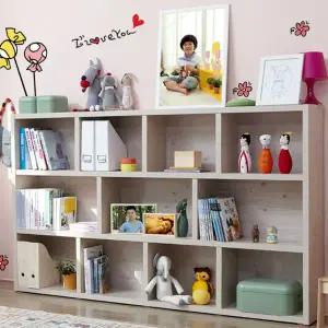 트리플 BEST 2000 와이드 3단 책장