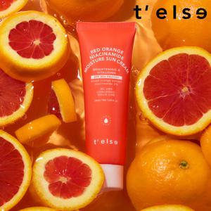 [공식] 티엘스 레드 오렌지 나이아신아마이드 모이스처 선크림 50ml