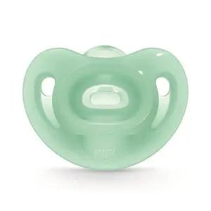 누크 센서티브 올실리콘 노리개젖꼭지 S1 (0~6개월) 1개입 그린