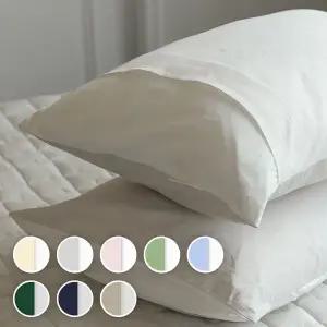 [클라르하임](강남점)[신학기특가]알러지케어 스누즈 40수 면 양면 호텔식 홑자루 베개커버 40*60/50*70...