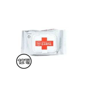 노브랜드 손소독티슈 32매 x 12개 티슈 크리너