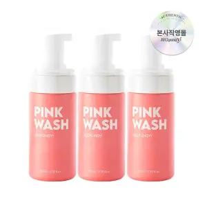 [질경이] 퍼퓸 여성청결제 핑크자몽 폼 워시 100ml 3개