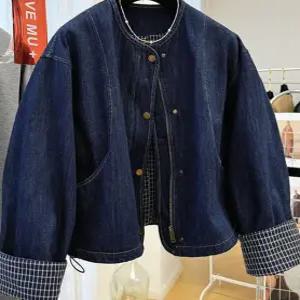 [드레스허그]트엘리 노카라 루즈핏 데님 자켓