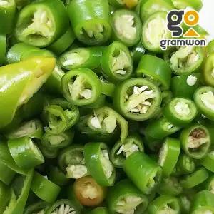 냉동 청양고추 슬라이스 1kg 대용량 업소용 식자재 매운고추