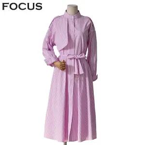 벨트 스트라이프 원피스 FS5A3OP3057