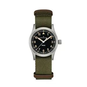 해밀턴 H69301930 카키 필드 쿼츠 남성 나토 33mm