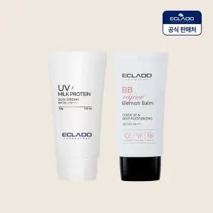 [선비비세트]밀크 프로틴 선크림40g 1개+레제네 물광비비크림40g 1개(정상가 6