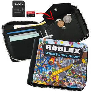 로블록스 지퍼 지갑 반지갑 중학생 초등학생 아동 굿즈 눕 로벅스 메타버스 메모리카드 11