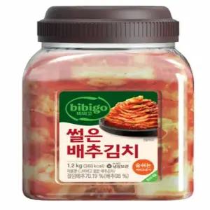 비비고 썰은배추김치1.2kg(용기형)