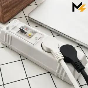 몬스터탭 슬림플러그 국산 슬림 고용량 멀티탭 / 누전차단 과부하차단 납작멀티탭 개별 틈새 플러그 대용량 에어컨 건조기 세탁기 식세기 전용 멀티 콘센트