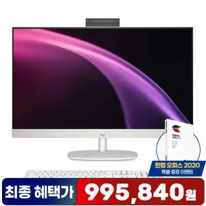 [최종99만+한컴] HP 27-cr0006KR R7-7730U/16GB/512GB/무선 키보드+마우스/Win11/27인치/일체형PC