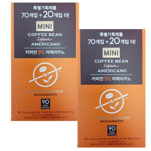 (커피빈) 커피빈 캡틴아메리카노 미니 90T x 2개