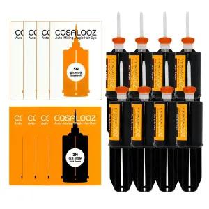 코살루즈 오토믹싱 매직 염색제X4개 밀크브라운/다크브라운 택 / 뿌리염색 새치염색 퀵염색제