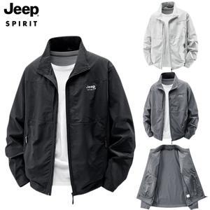 JEEP 지프 남자 봄 카라 캐주얼 집업자켓 아웃도어 방풍자켓