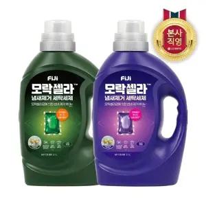 [엘지생활건강]피지 모락셀라 냄새제거 액체세제 일반드럼 겸용 용기 2.1L x 1개(2...