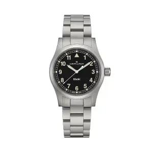 해밀턴 H69401130 카키 필드 쿼츠 남성 메탈 38mm