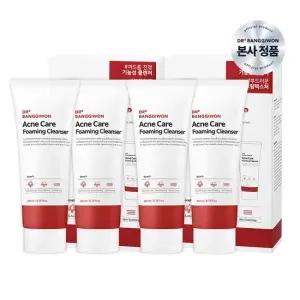 아크네 케어 포밍 클렌저 200ml 2개입 x 2개  총 4개입)   여드름완화   폼클렌징