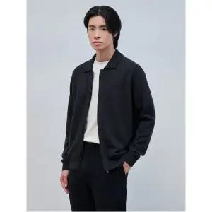 [빈폴멘] 칼라넥 집업 카디건  애쉬 (BC485AC154)