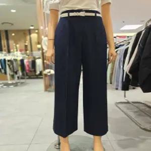 [에고이스트] 하이웨스트 벨티드  와이드팬츠  ER3WP-262