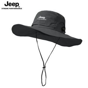 JEEP 모자 남성용 여름 야외 낚시용 대형 등산모자