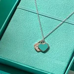 [국내/당일 출고] 티파니 앤 코 리턴 투 티파니 블루 더블 하트 태그 펜던트 미니 실버