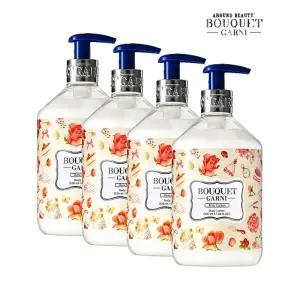 부케가르니 딥 퍼퓸 바디로션 로즈가든향 520ml x4개