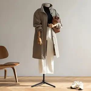 (안나앤모드) simple hidden 바바리[자켓BTB35]