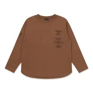 [블루테일](광주신세계)AZG7TS06CM 절개 카멜 긴팔 티셔츠