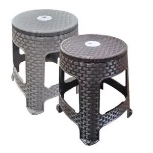 원형 회전 라탄의자 ND-449 업소 행사장