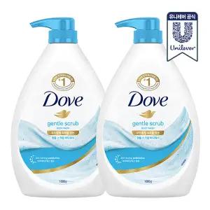 도브 젠틀스크럽바디워시 1L 2개