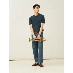 [빈폴] (BC5251C21M) [빈폴멘] 젠틀 칼라넥 니트  그린 (BC5251C21M)