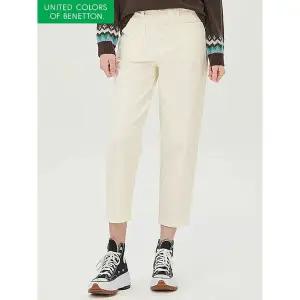 [하프클럽/베네통]백 밴딩 배기 데님 팬츠_BADP20441