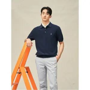 [빈폴] (BC5251C24R) [빈폴멘] 젠틀 칼라넥 니트  네이비 (BC5251C24R)