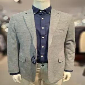 [트레몰로] (주)세정 트레몰로 24FW 사방스판 캐주얼자켓 그레이 TRNFA4Z8471