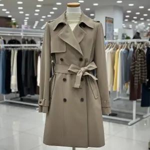 [숲]미디  클래식 더블  트렌치코트/OB9BBQ1A_SH