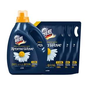 [비트] 아로마 웨이브 카모마일(겸용) 3L용기 x 1개 + 2L리필 x 3개