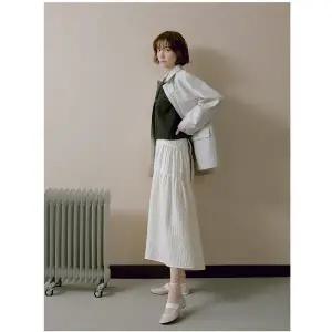 [ZOOC](천안아산점)쥬크 롱 플레어 스커트/Z252MSD031