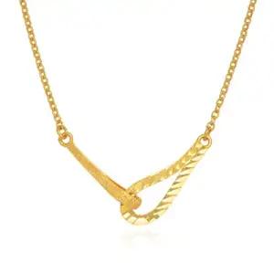 여자 순금 목걸이 3.75g [물방울스틱 콤비]