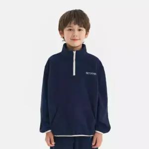 [아웃도어 프로덕트 키즈]폴라플리스 배색 반집업 (네이비) OD254IZM09_NVY