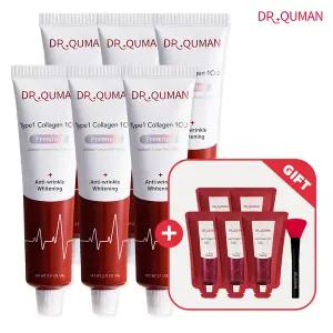 닥터큐먼 콜라겐팩 60g*6+파우치10g*5+스파츌러1)