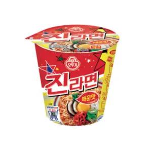오뚜기 진라면 매운맛 소컵 65g x 30개 /컵라면 순한맛