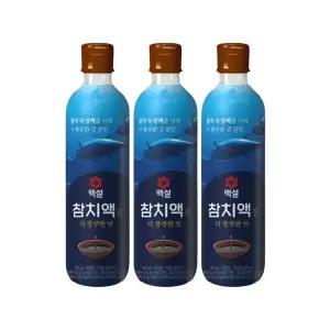 CJ 백설 참치액 진더풍부한맛 900g x3개
