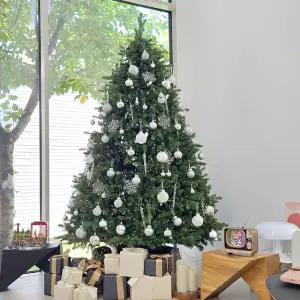 에버렐 브레몽 트리 180cm PE 크리스마스 풀세트(트리+전구+장식세트)