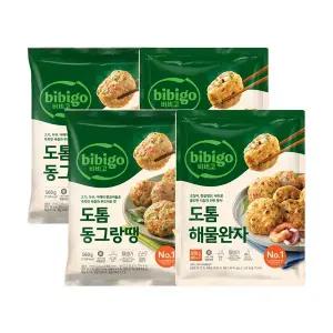 [CJ제일제당][CJ] 비비고 도톰동그랑땡 560g x2개+도톰해물완자 510g x2개