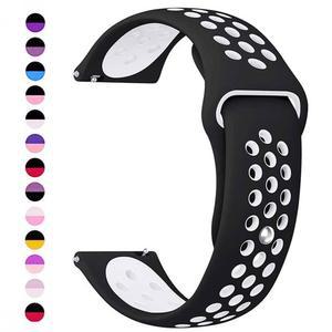 스트랩 밴드 스포츠 Amazfit bip 팔찌 실리콘 GTS 5-bip 20mm/22mm 3 4/GTR 용 시계 미니/프로/스트라토스/밸런스 4/3/2 pro