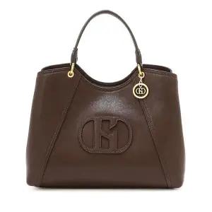 [헤지스](대구신세계)버건디 로고장식 가죽 토트백 HIBA6E511D2